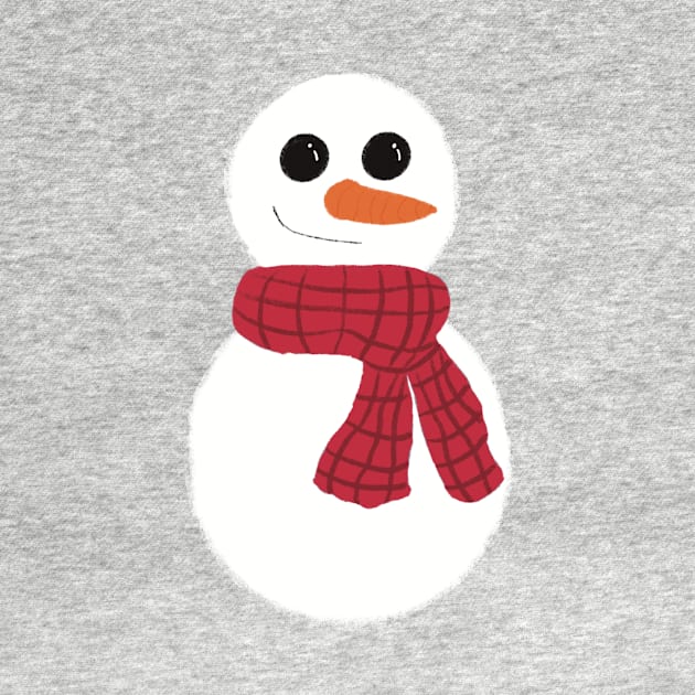 Cute Snowman Christmas design by Colzo Art